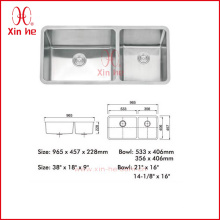 Hotel Appliance fregadero de cocina de acero inoxidable